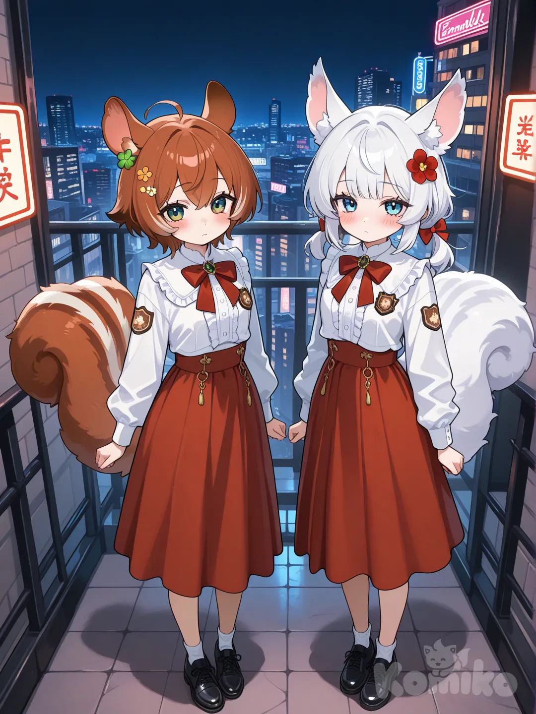 Officer Luna(Right) Officer Ruby(Left)