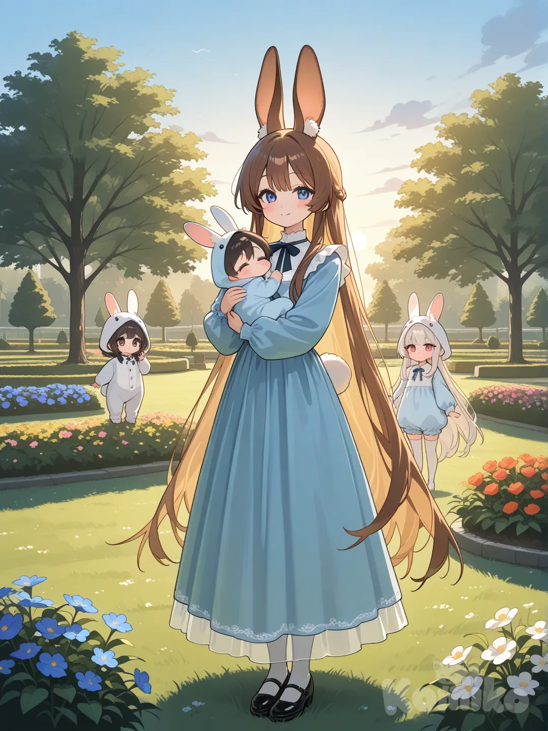 Daisy and her 3 children