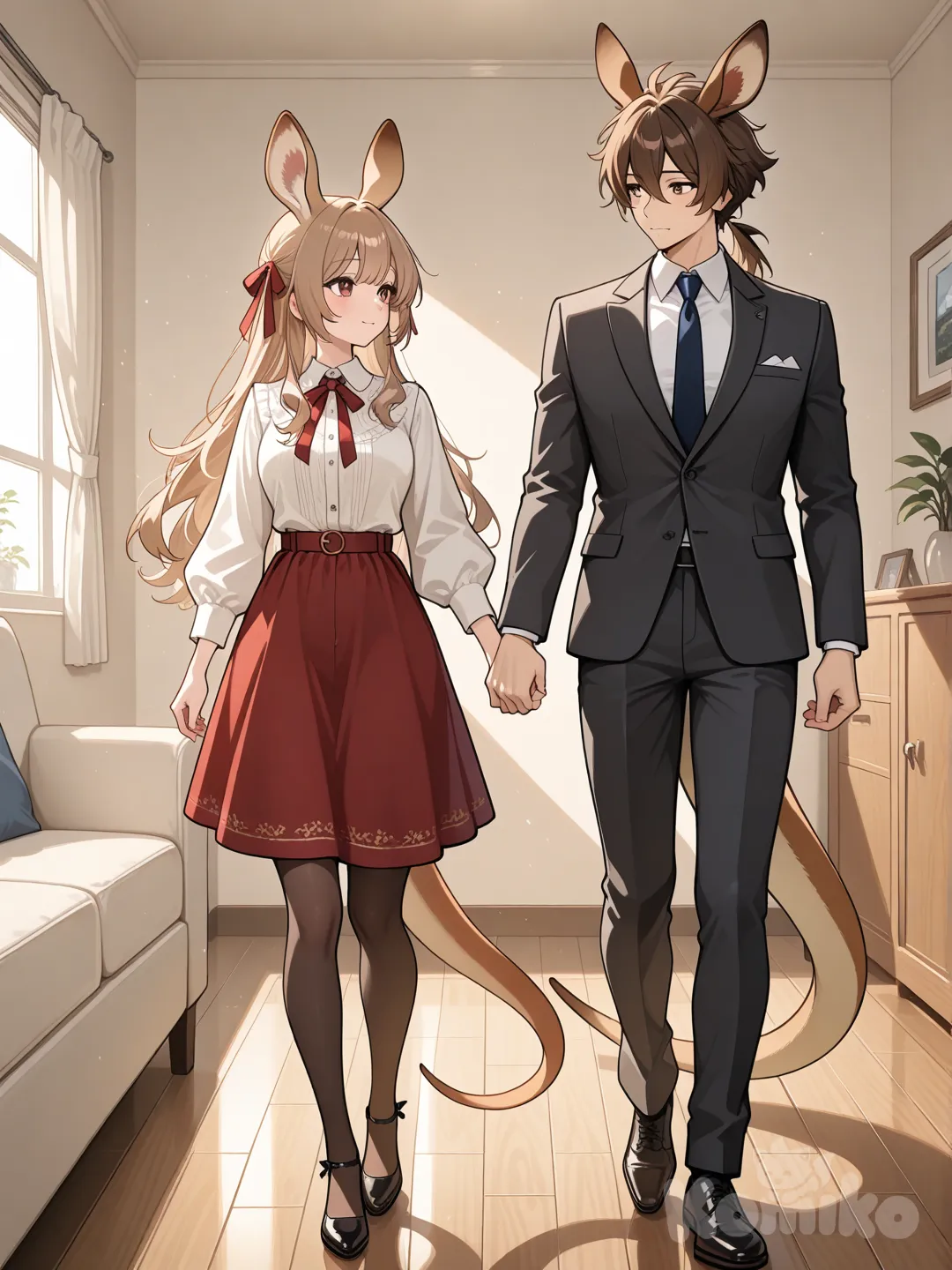 Takeru(right) Koharu(left)