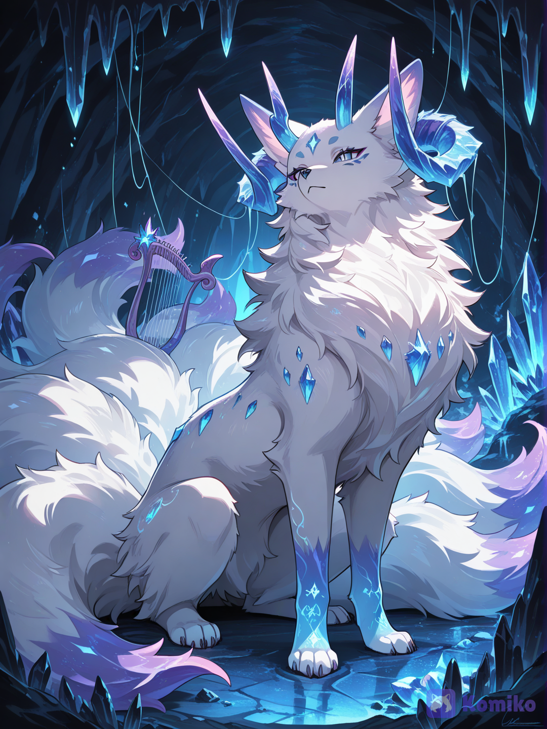 a rare gemstone kitsune