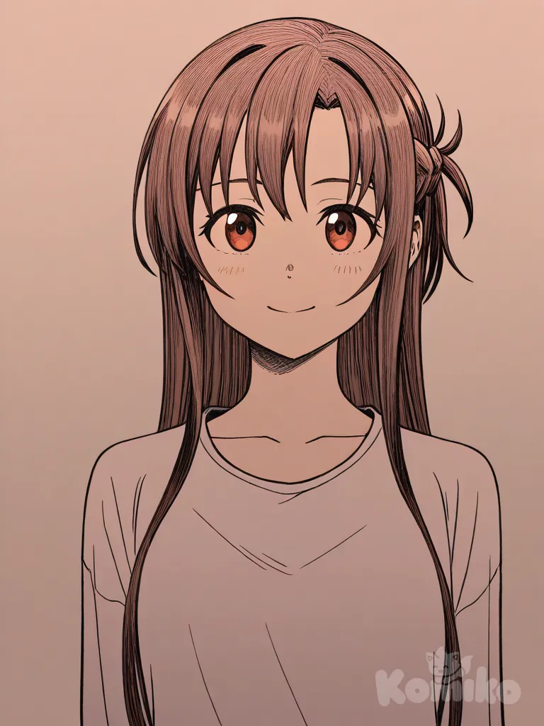 [toon-shaded-style], comic shading, anime coloring, hatching (texture), @Asuna_(Sao)