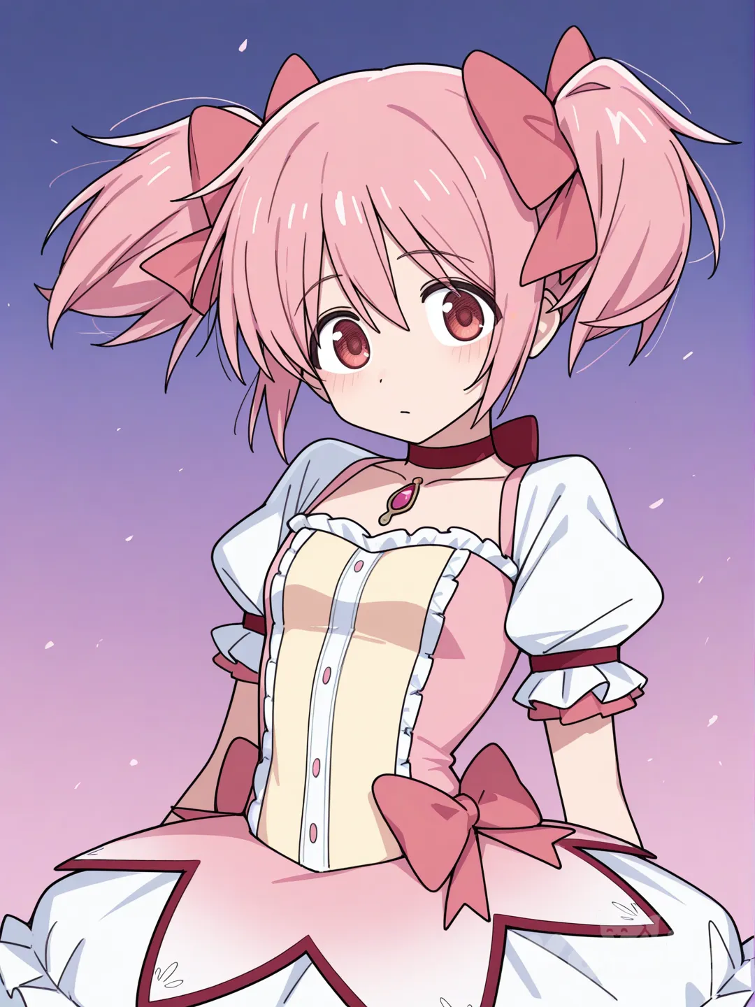 [toon-shaded-style], anime coloring, @Kaname_Madoka