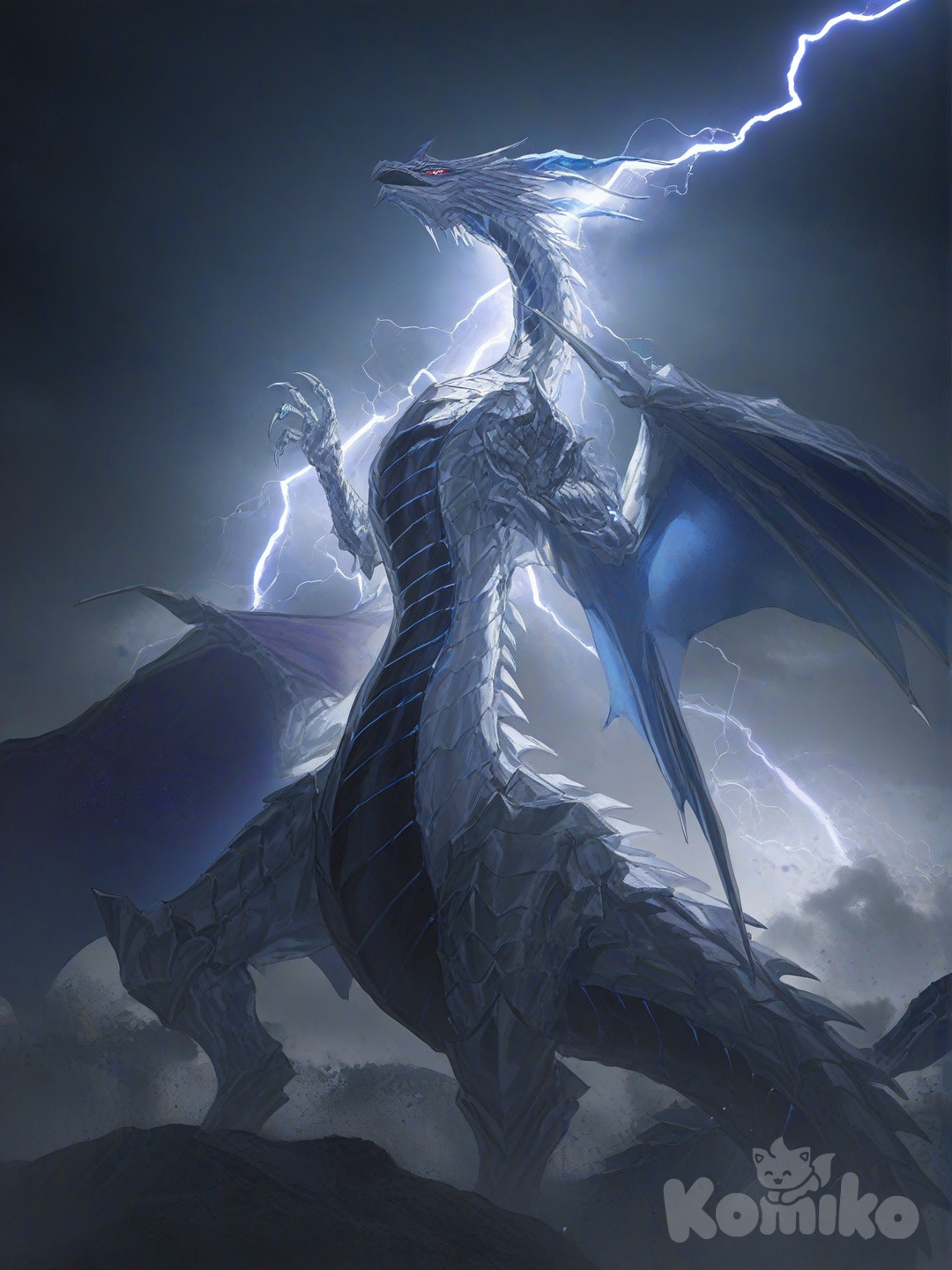 Unwetter Drache Grey