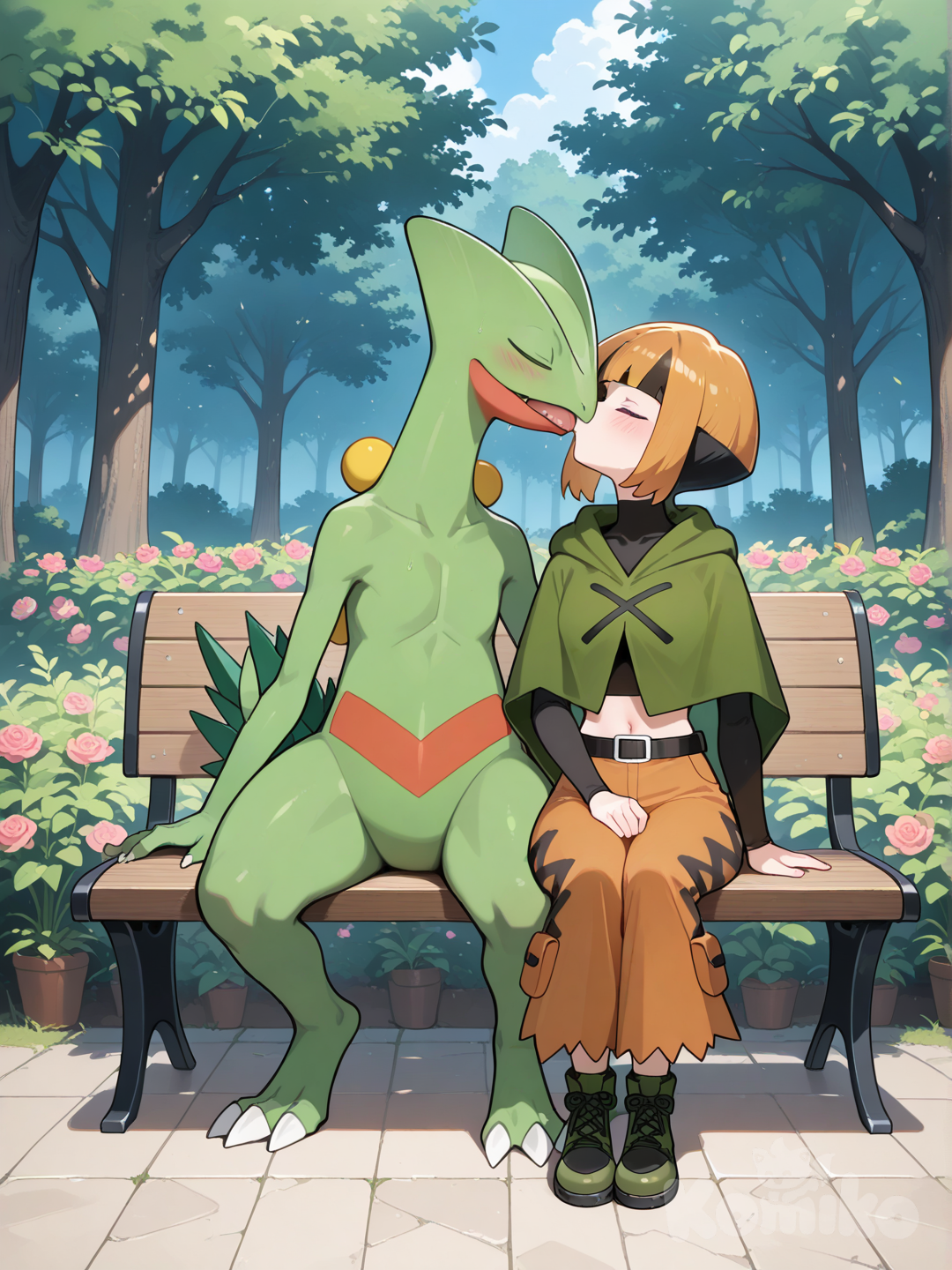 Gardenia and Sceptile 