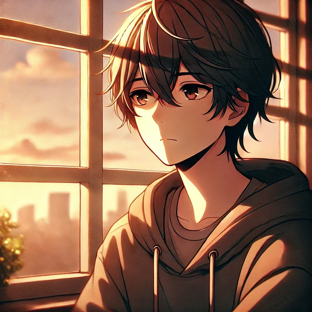 Bayangan di atap sekolah