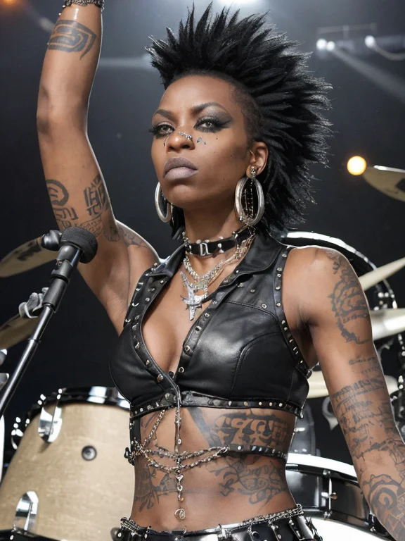 Galactic space drummer