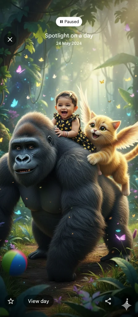 Sehar with Gorilla 