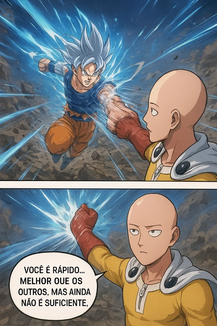 Goku vs Saitama: O Limite da Força