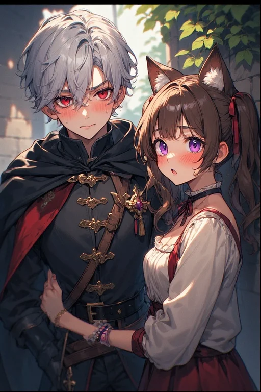 MY OC: Katzukill Nekoki and 1 of her lovers: Ilya Nekoki