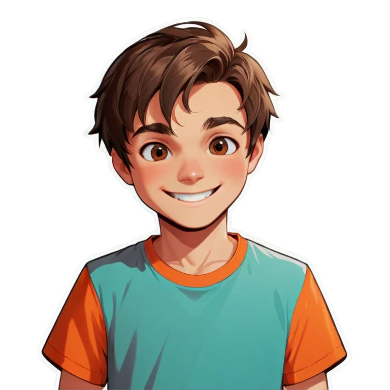 Un sticker de mi? Wow