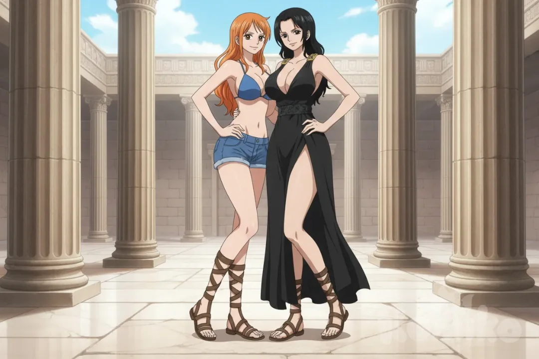 Nami x Nico Robin 