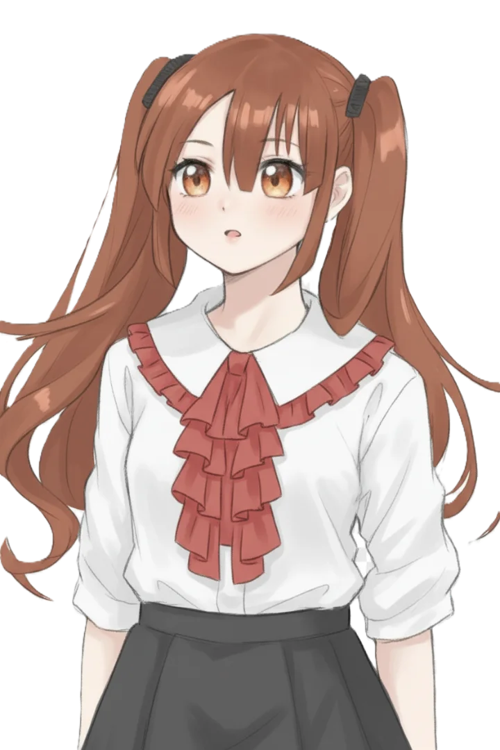 ツインテール？の子