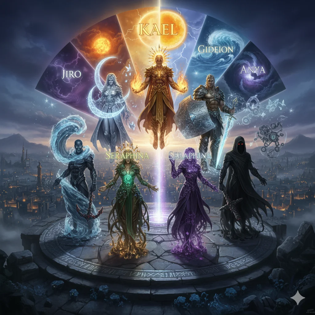 the Eight Immortals of Aethel