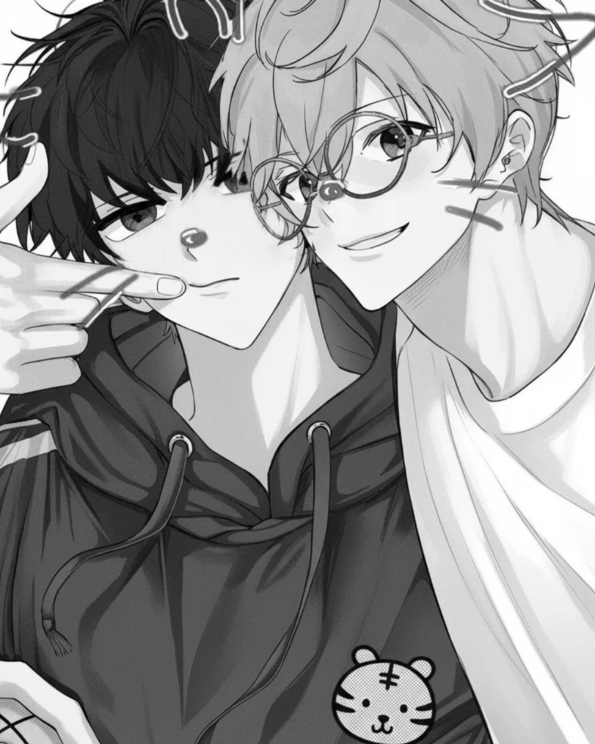 Shousuke Komi y Fuji Shikimori