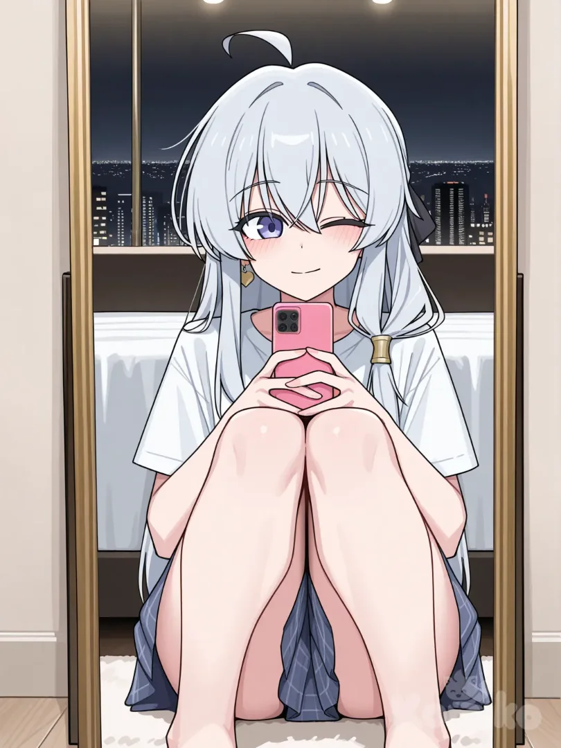 Elaina taking a selfie