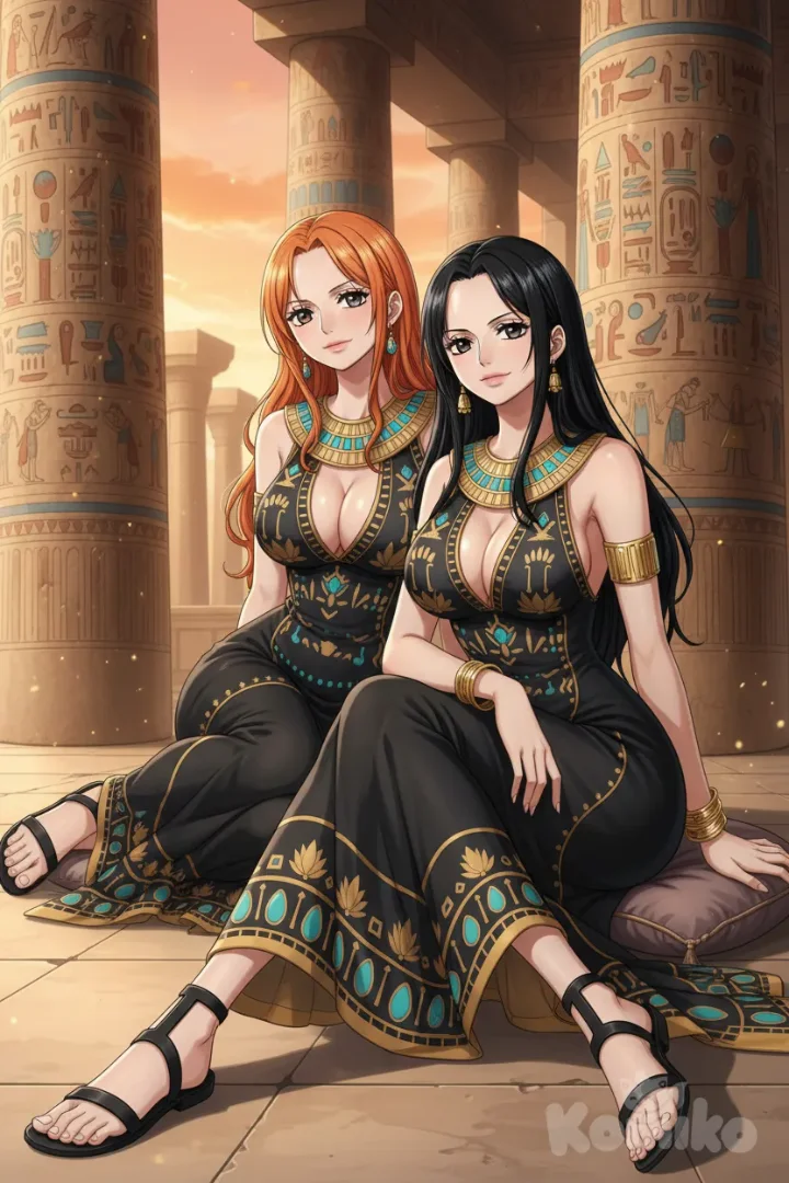 Nami y Nico Robin