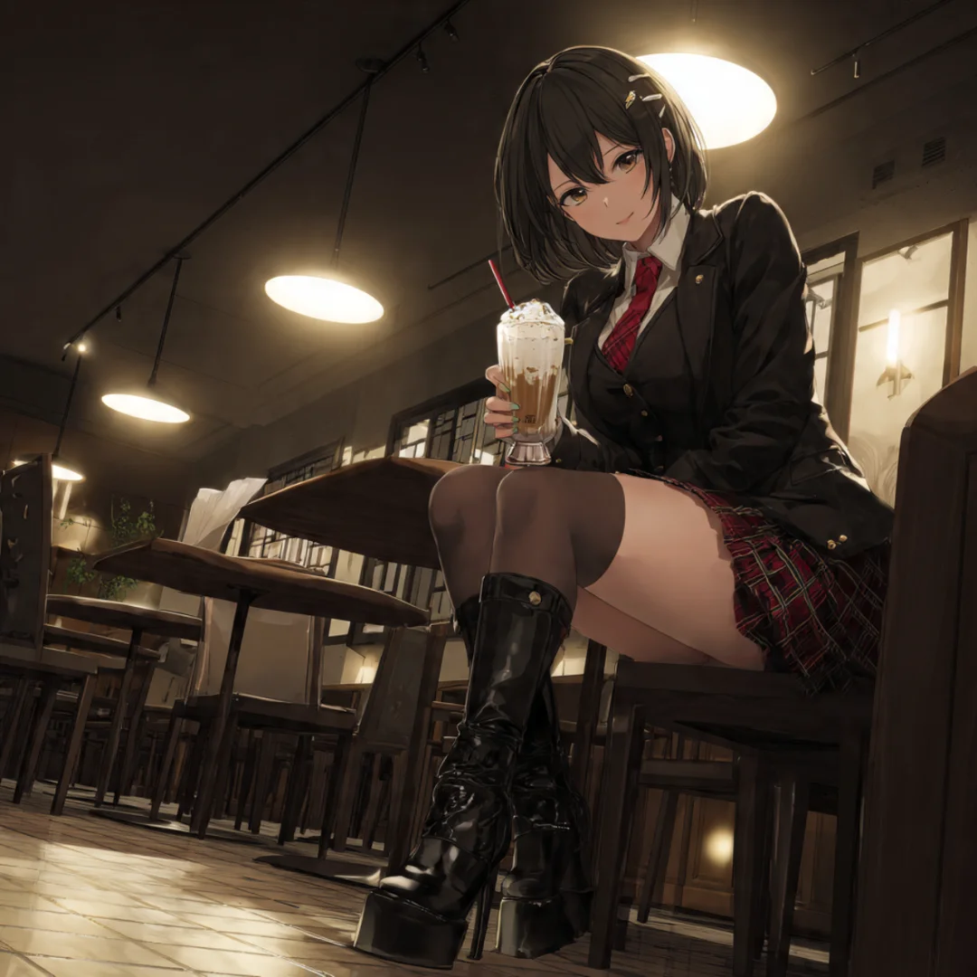 1girl, full body, female, boots