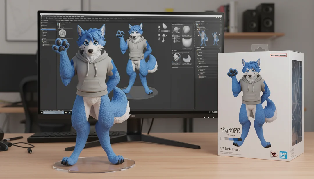 Thunder Wolf figure
