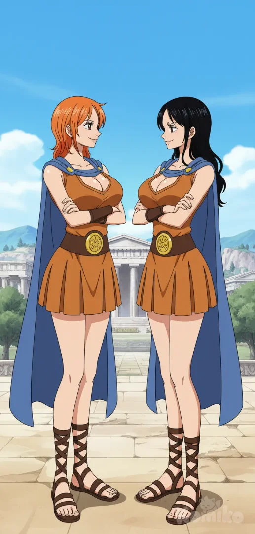 Nami and Nico Robin