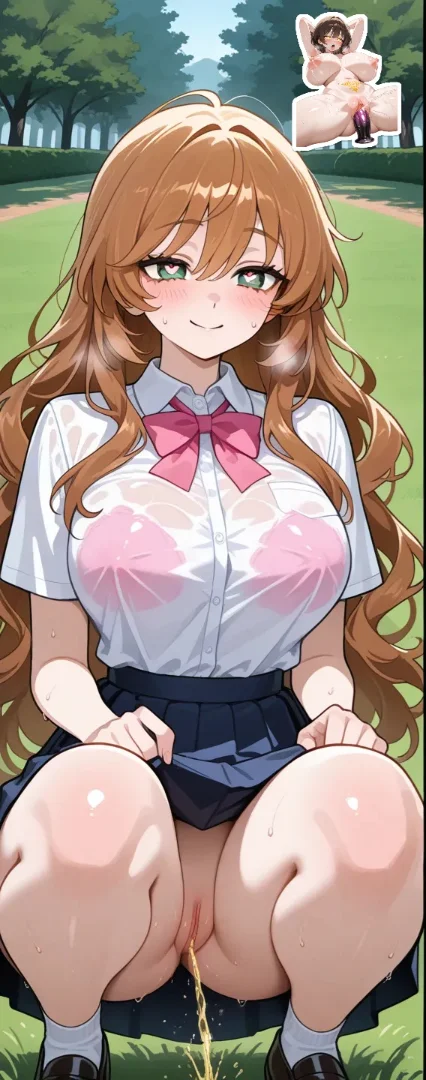 My friend who is addicted to public urination❤️❤️ (Actual photo converted to AI)