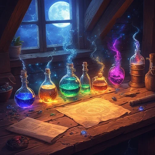 An Apothecary's Homemade Magical Potions