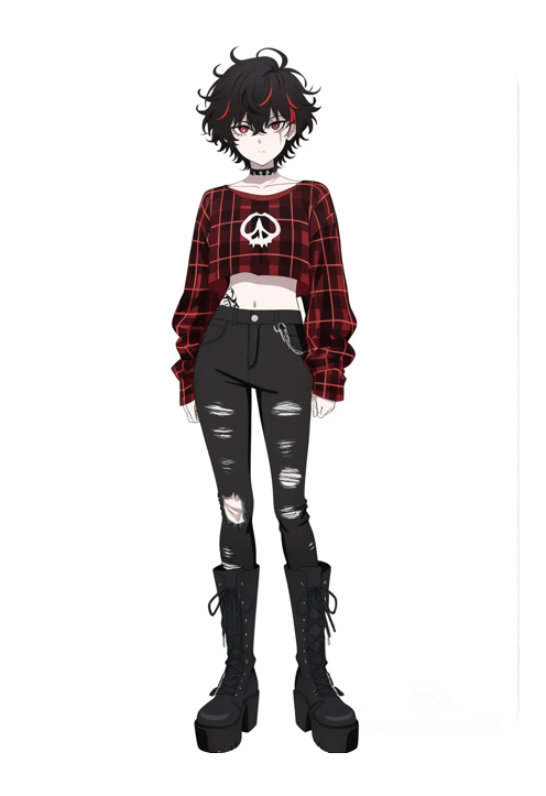 I love liv’s little emo boy look