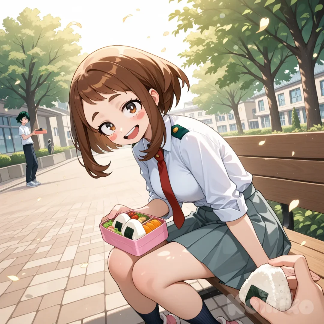 Uraraka Ochako: Desayuno bajo el sol 