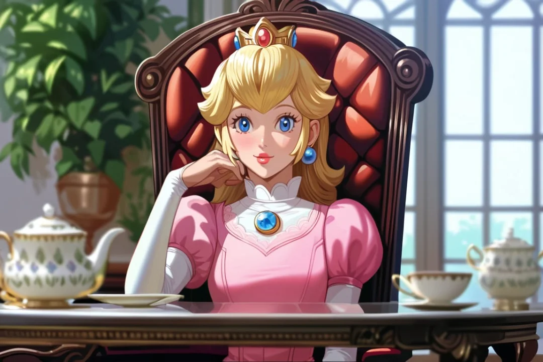 tea time peach