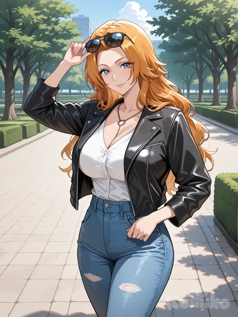 Rangiku Going to Park