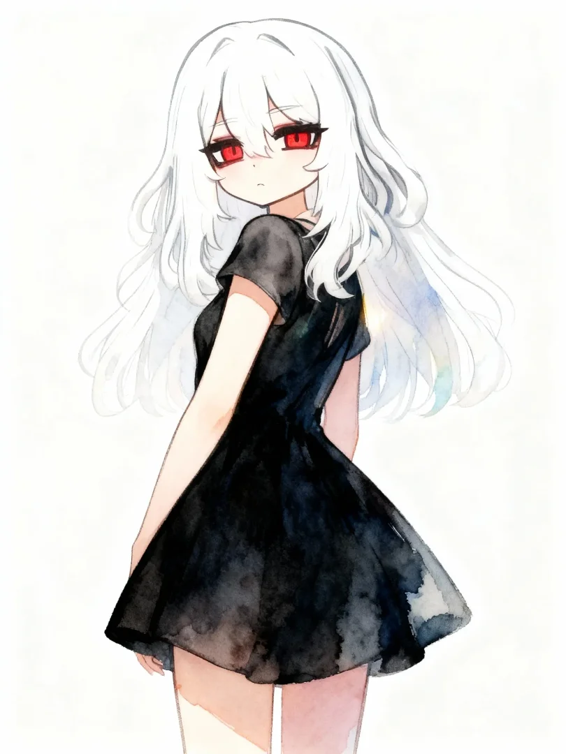 Yuki Aina Black dress