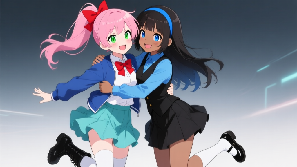 A girl who has a best friend 