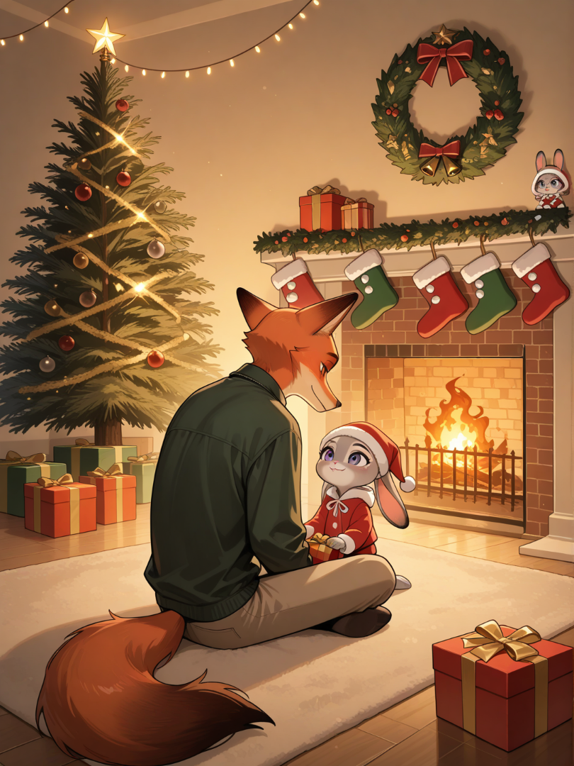 Zootopia Christmas Morning
