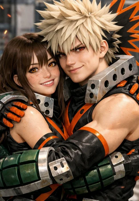 Me and Bakugo (My fav MHA Character!!!)