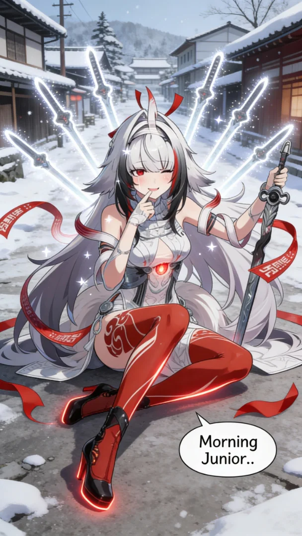 Ye Shunguang in the snow ❄️