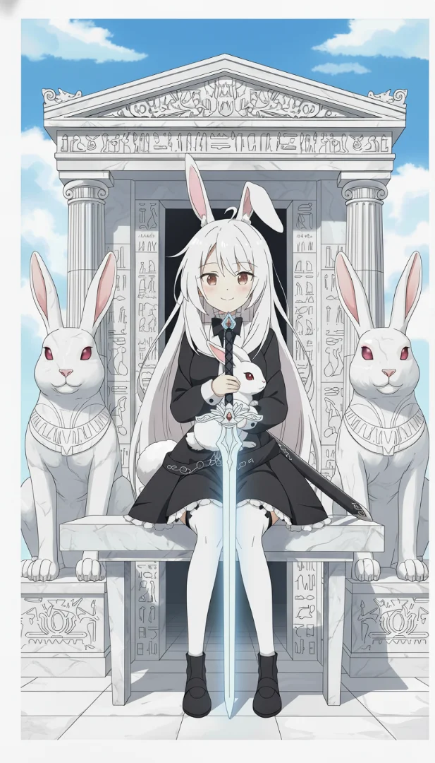 La coneja de ojo de rubí