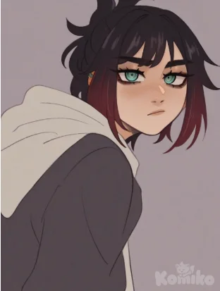  Lily before she dyed her hair pink