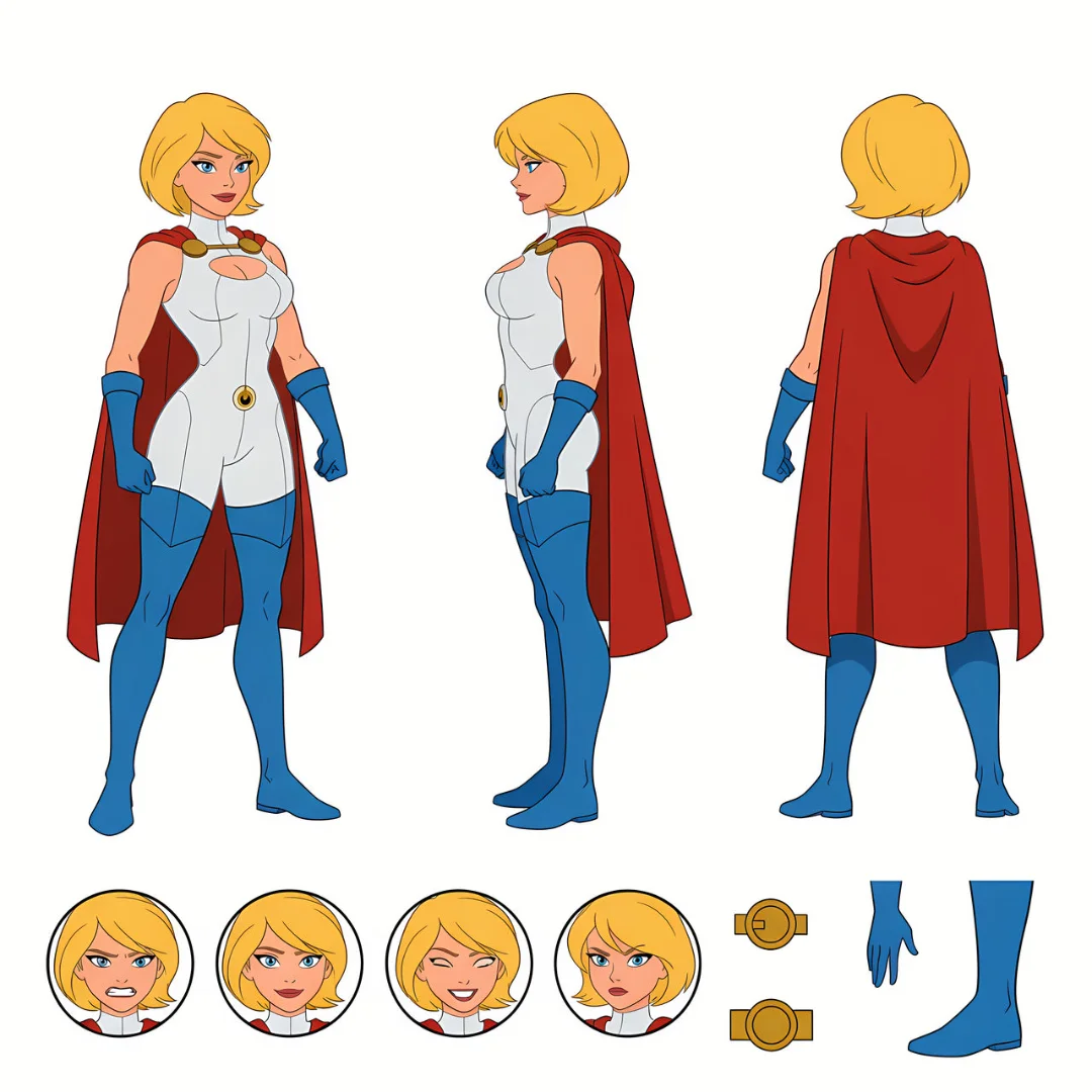 Power Girl Animated Series Style