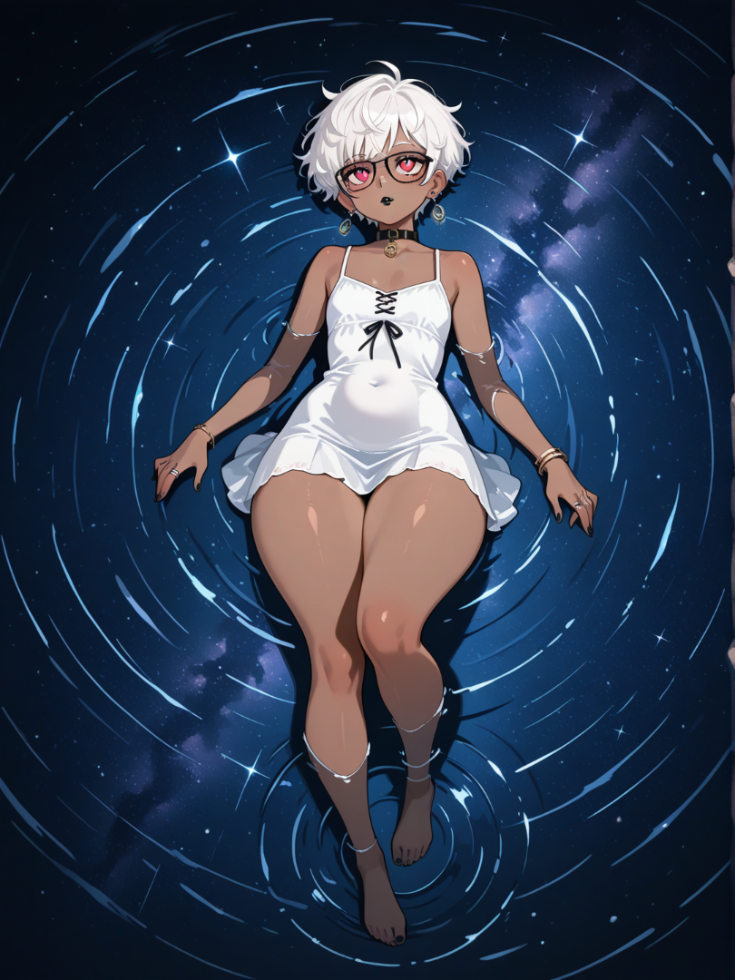 Floating around looking at the night sky