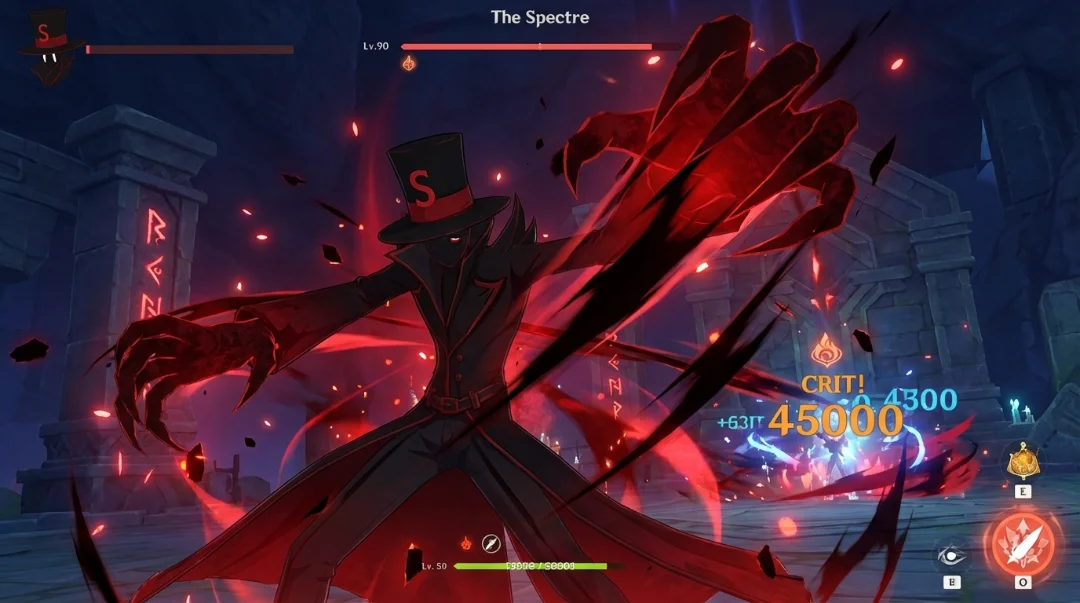 the spectre but genshin skill why not