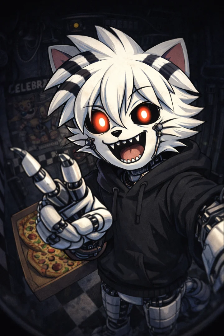 My character as a FNAF animatronic