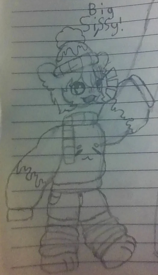 My sketch of one of my OC's (Has not posted original yet)