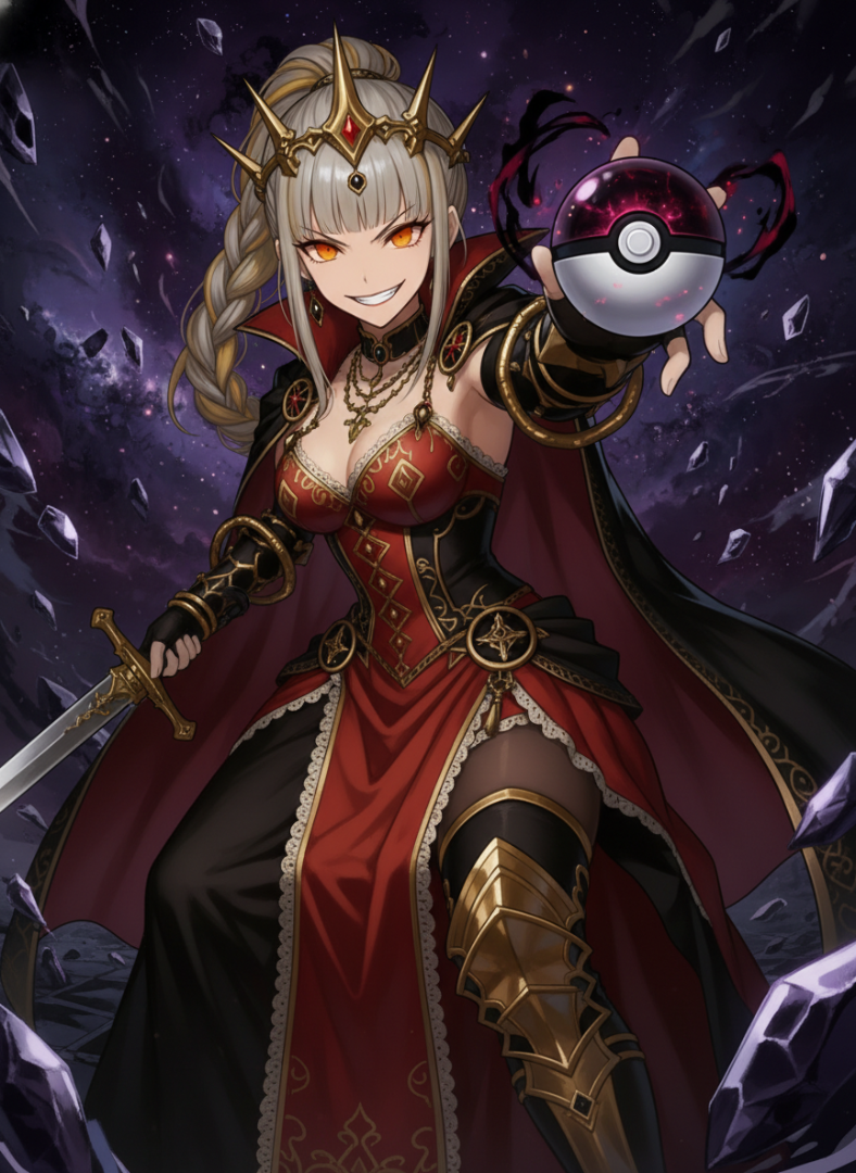 Queen Andora captures Giratina