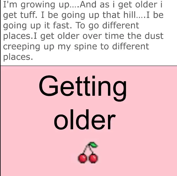 The new song I'm making! for getting me up to 45 followers