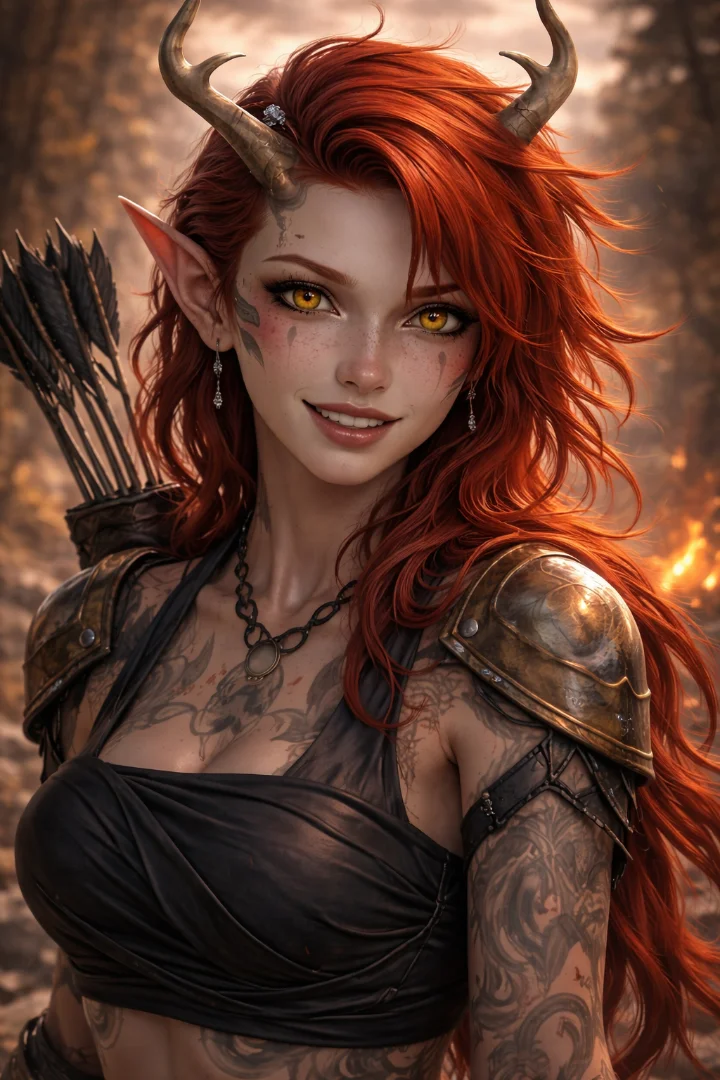 Sylara Thorne close up