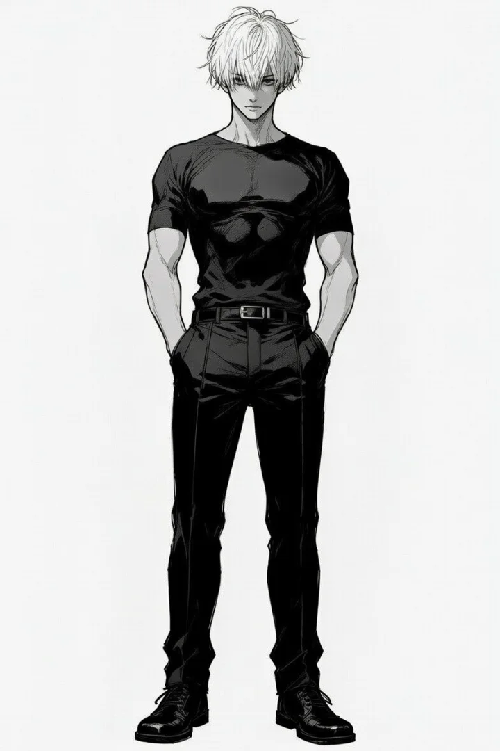 Genzo Takeda. full-length art. 