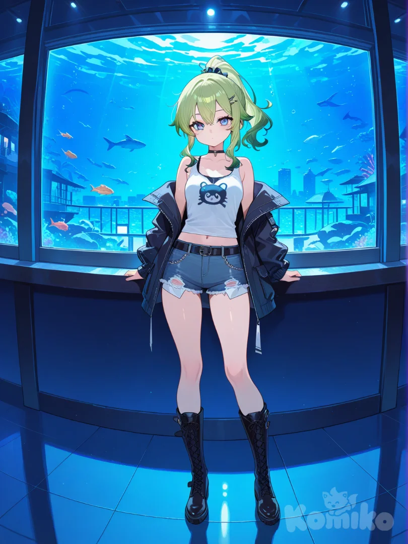 Feeling cute at the Aquarium