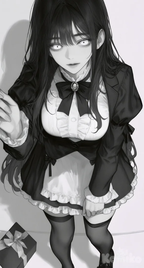 Chica hermosa pero terrorífica a la vez