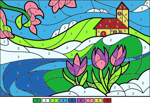 Church on a hill faraway 