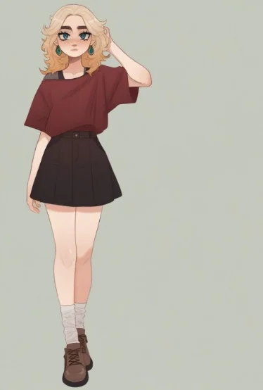 This is kat my oc in mha