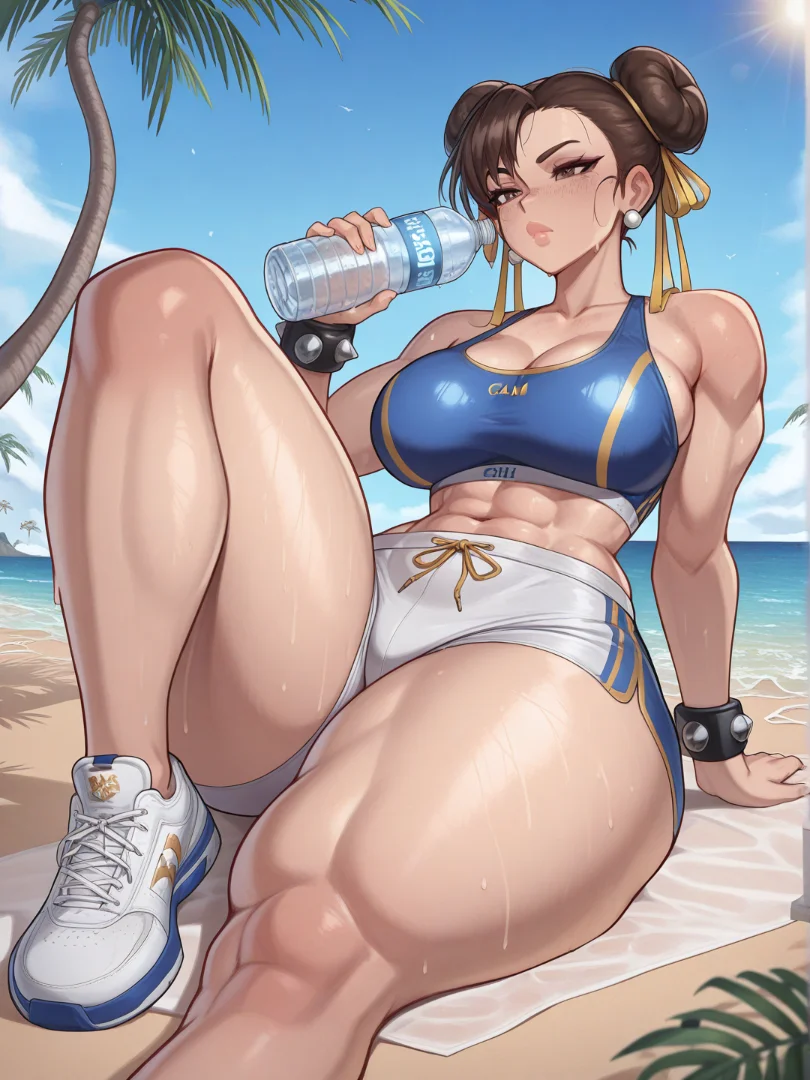 Chun-li: Descanso en la playa 